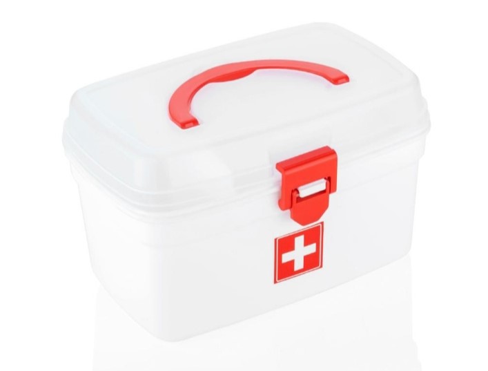 First Aid Kit Box Medical Box Multi Purpose Storage Box with Handle Medicine Scissor Doctor Tap Equipment Box For School Office Doctor Medical Hospital Home