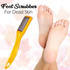 Foot scraper yellow